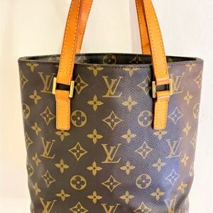 Louis Vuitton Monogram Tote in Brown and Tan